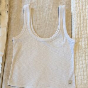 Vuori Light White Tank Top